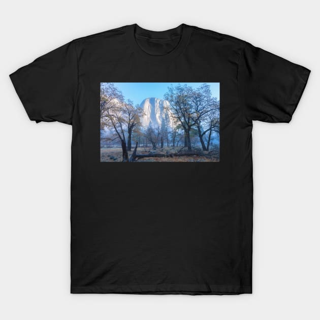 El Capitan Fog T-Shirt by jvnimages